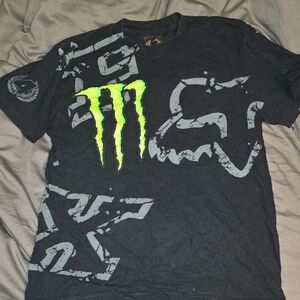 RARE! Fox Racing x Monster Energy T-shirt